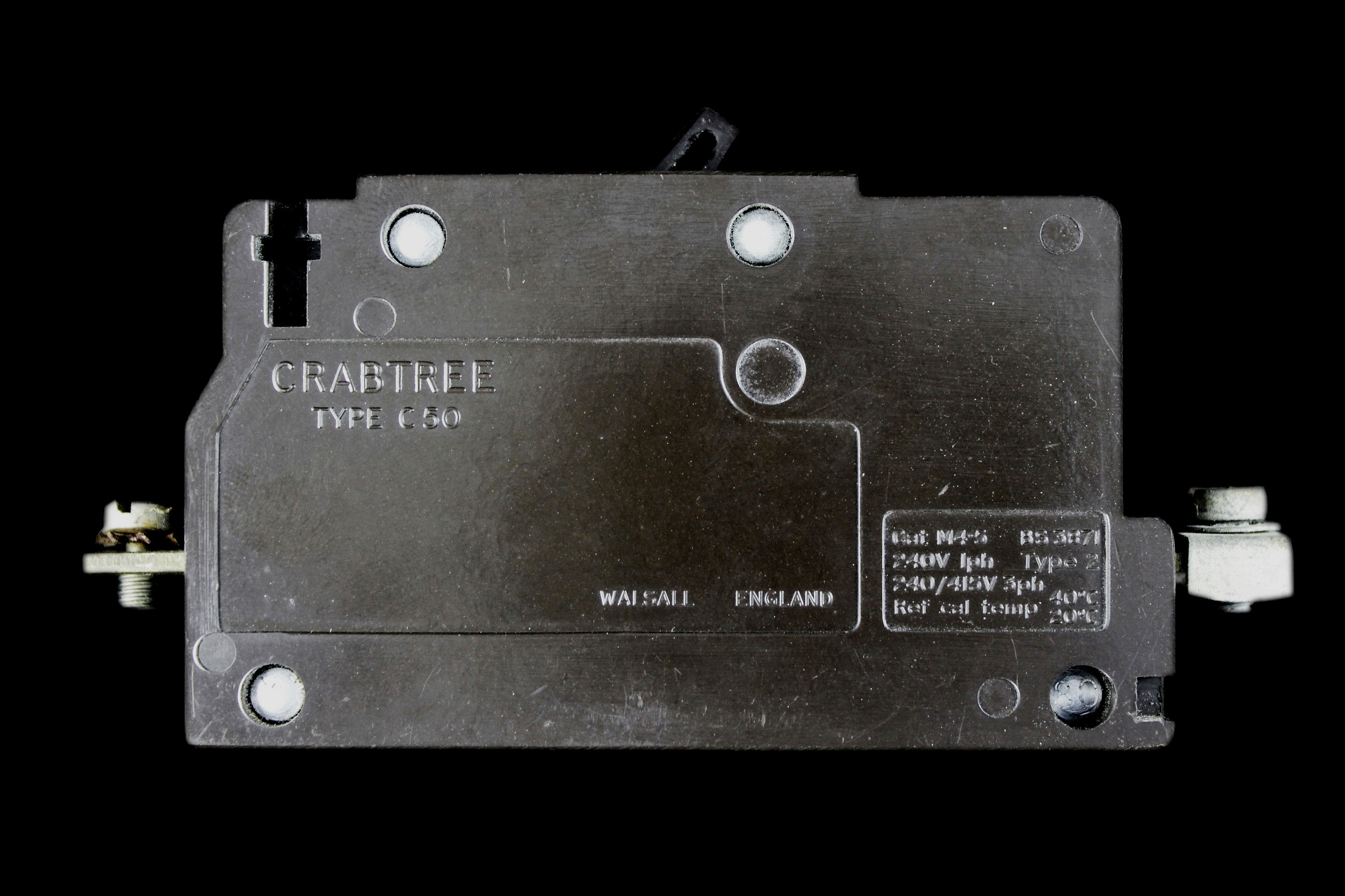 CRABTREE 5 AMP TYPE 2 M4.5 MCB CIRCUIT BREAKER C50 C-50