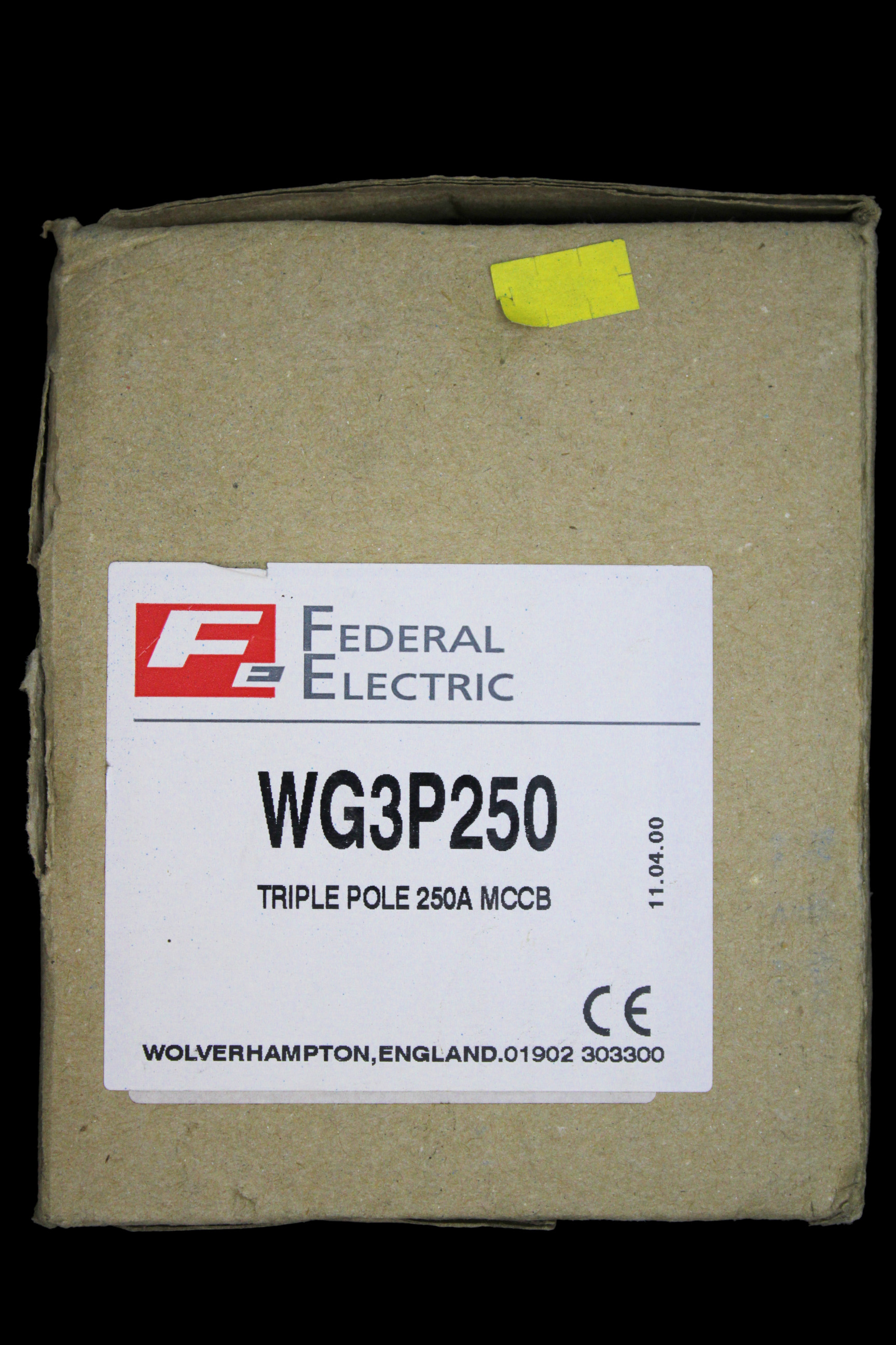FEDERAL 250 AMP 25kA TRIPLE POLE MCCB WG3P250