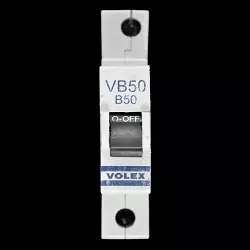 VOLEX 50 AMP CURVE B 6kA MCB CIRCUIT BREAKER VB50