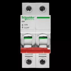 SCHNEIDER 125 AMP DOUBLE POLE MAIN SWITCH DISCONNECTOR ISW A9S66292