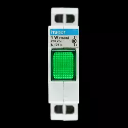 HAGER 1 WATT GREEN SIGNAL INDICATOR MAXI LIGHT N121 00