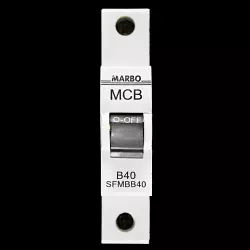MARBO 40 AMP CURVE B 6kA MCB CIRCUIT BREAKER SFMBB40