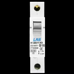 LRS 16 AMP CURVE B 6kA MCB CIRCUIT BREAKER WGB011-63
