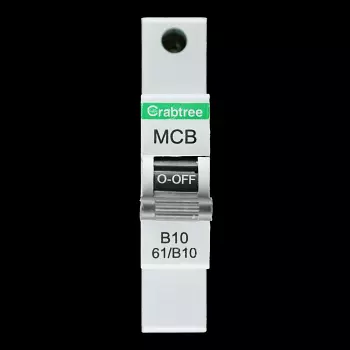 CRABTREE 10 AMP CURVE B 6kA MCB CIRCUIT BREAKER 61/B10 STARBREAKER