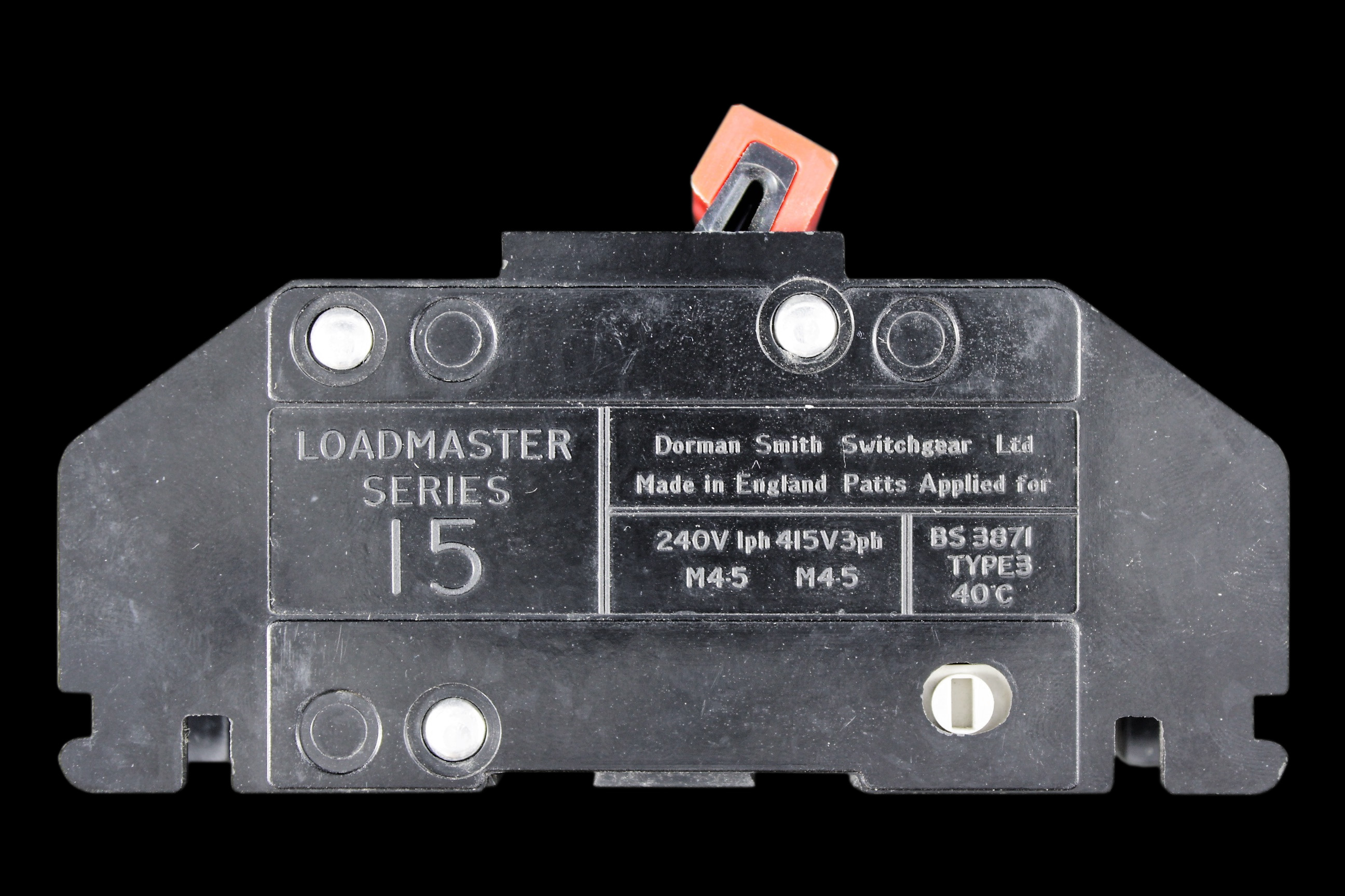 DORMAN SMITH 100 AMP MAIN SWITCH DISCONNECTOR LOADMASTER SERIES 15