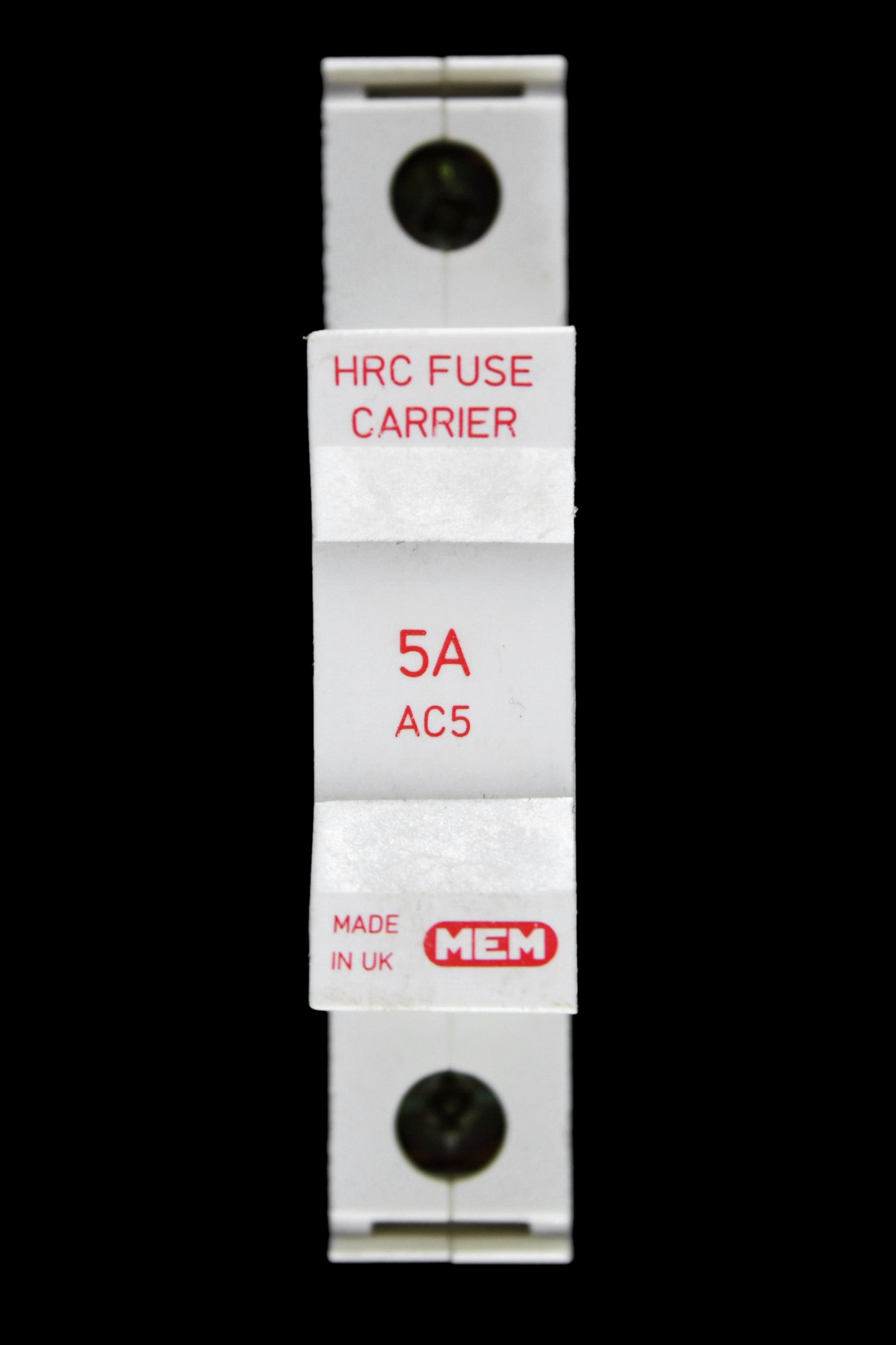 MEM 5 AMP HRC FUSE CARRIER HOLDER AC5 RED