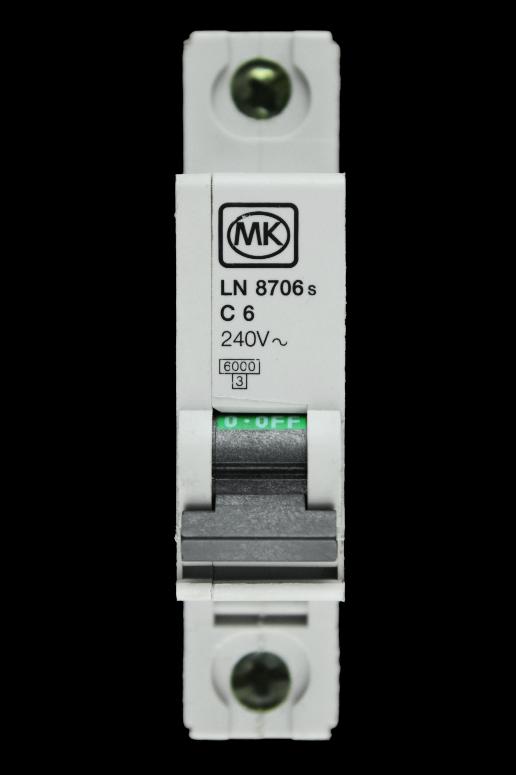 MK 6 AMP CURVE C 6kA MCB CIRCUIT BREAKER LN 8706s SENTRY