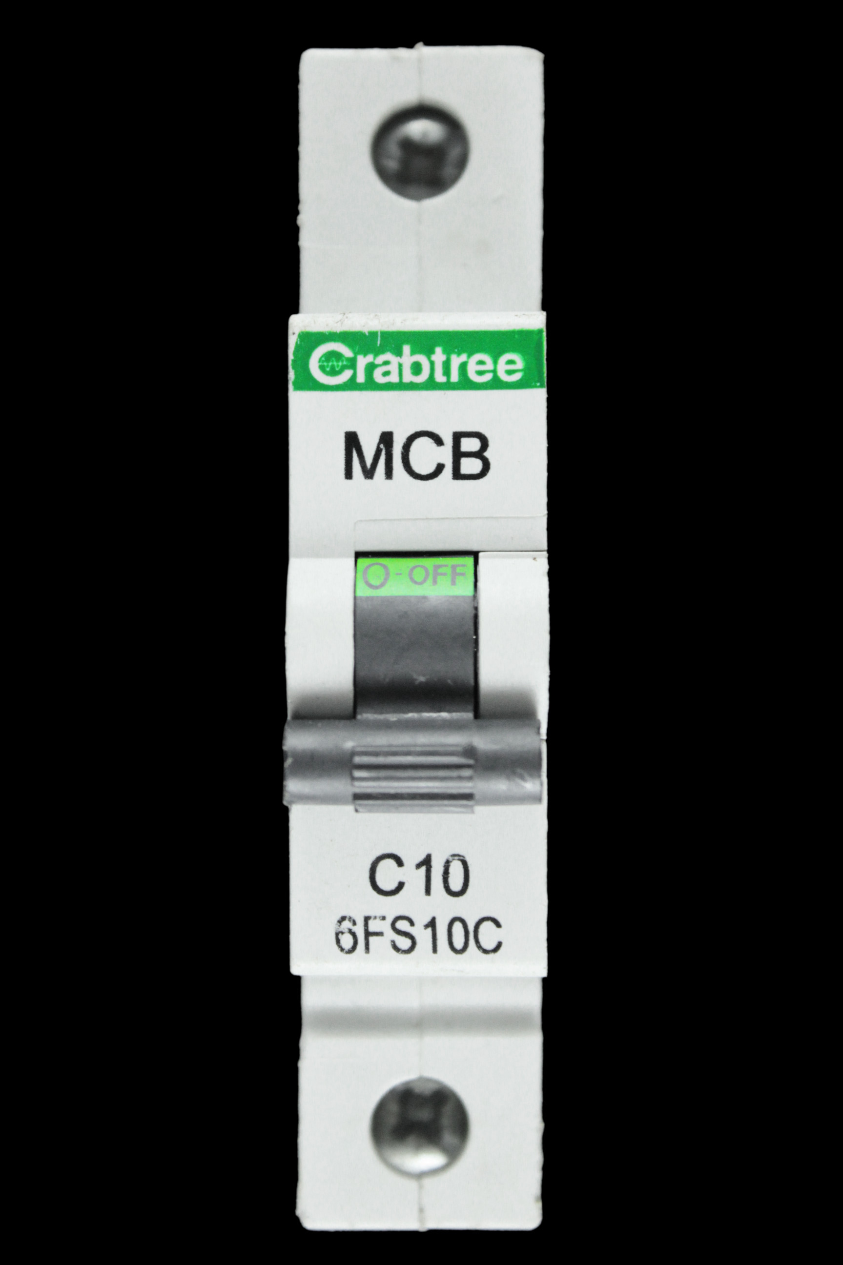 CRABTREE 10 AMP CURVE C 6kA MCB CIRCUIT BREAKER 6FS10C BC