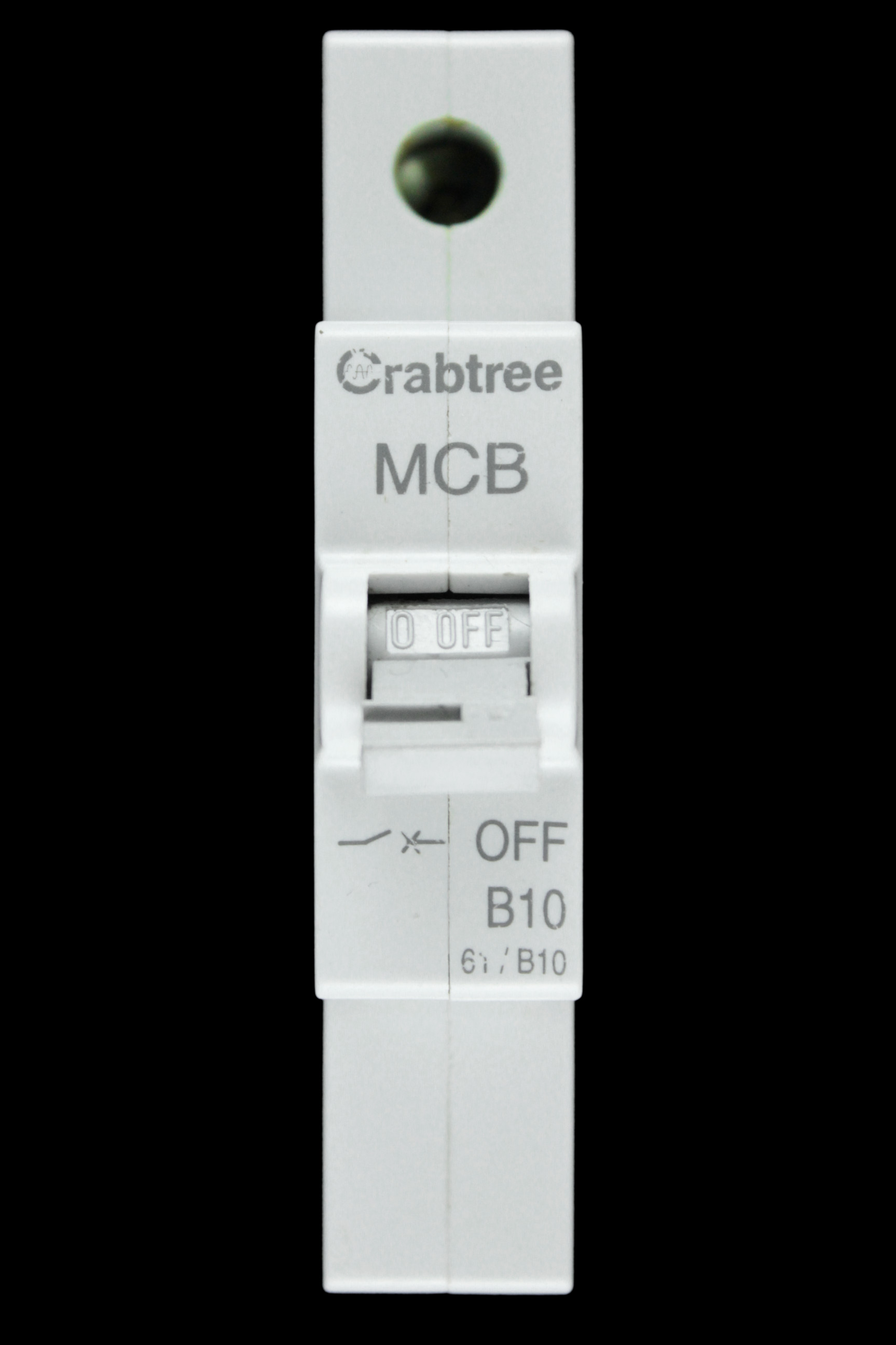 CRABTREE 10 AMP CURVE B 6kA MCB CIRCUIT BREAKER STARBREAKER 61/B10 G