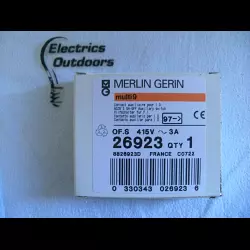 MERLIN GERIN 3 AMP RCCB ON OFF AUXILIARY SWITCH 415V 26923 MULTI 9