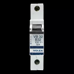 VOLEX 32 AMP CURVE B 6kA MCB CIRCUIT BREAKER VB32 OS