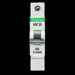 CRABTREE 6 AMP CURVE B 6kA MCB CIRCUIT BREAKER STARBREAKER 61/B06 BC