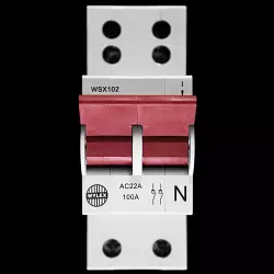 WYLEX 100 AMP DOUBLE POLE MAIN SWITCH DISCONNECTOR WSX102 AC22A