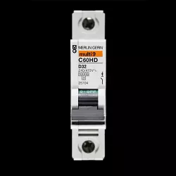 MERLIN GERIN 32 AMP CURVE D 10kA MCB CIRCUIT BREAKER 25704 C60HD